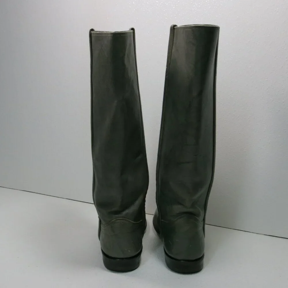 Justin Boots L3739 Glove Leather Tall Riding Equestrian Fashion Boots Sz 7.5 B